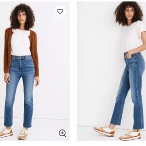 MADEWELL SLIM DEMI-BOOT JEANS IN NORTHAVEN WASH